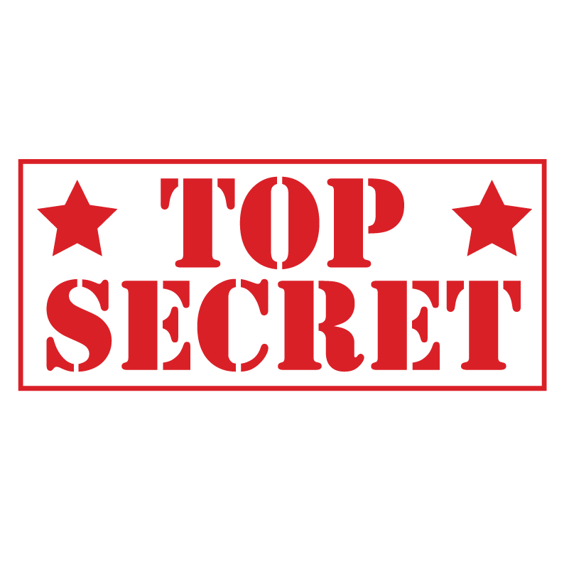 Star TOP SECRET Stamp –
